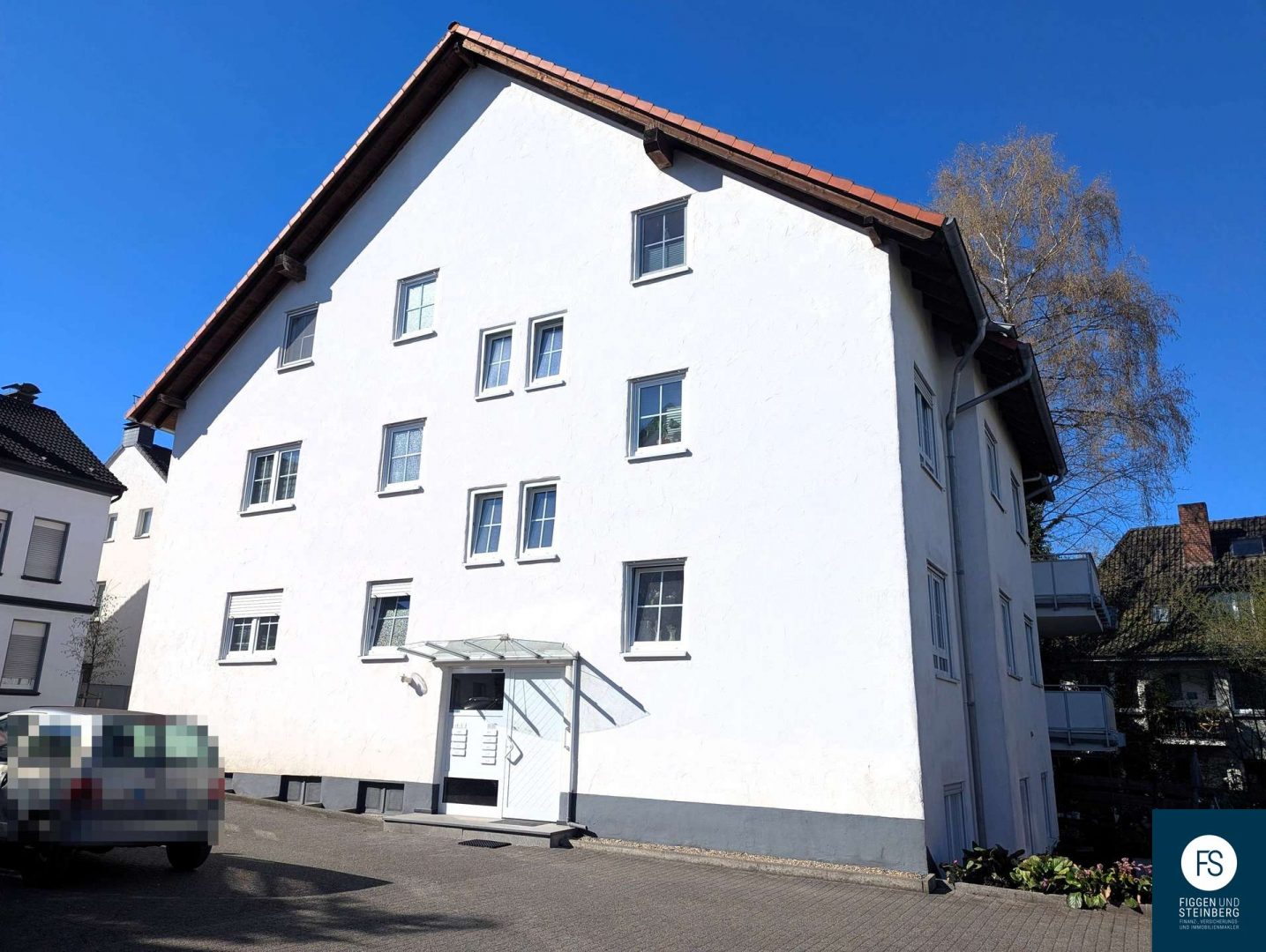 Ansicht vom Parkplatz