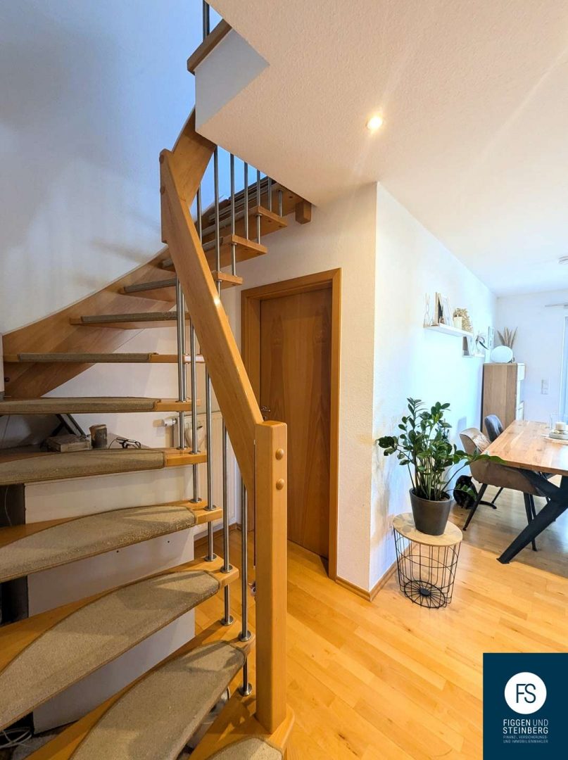 Aufgang zum Maisonettebereich