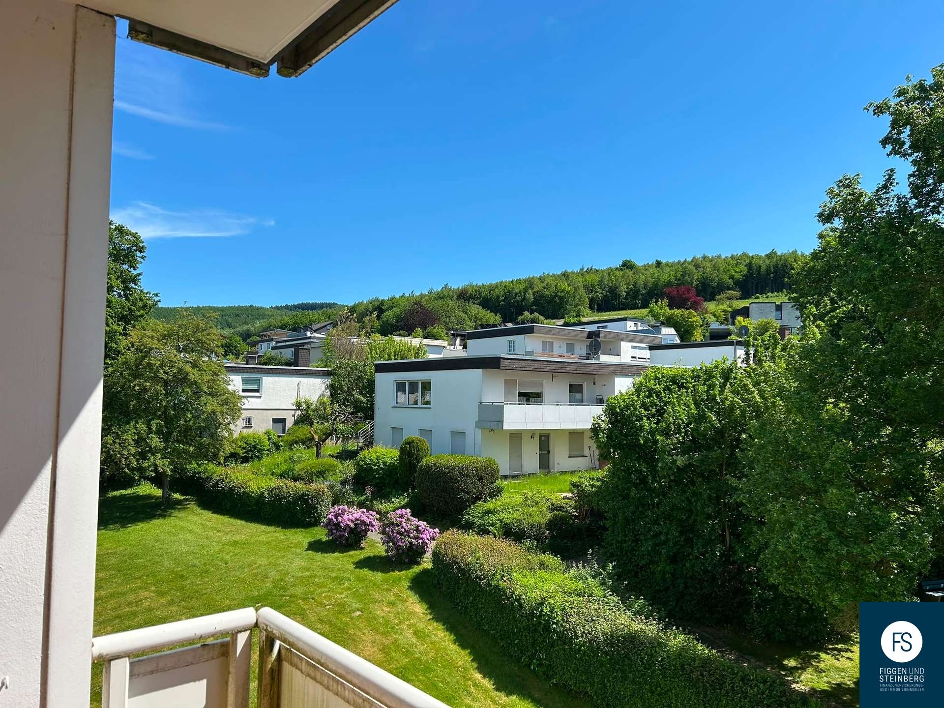 Blick vom Balkon
