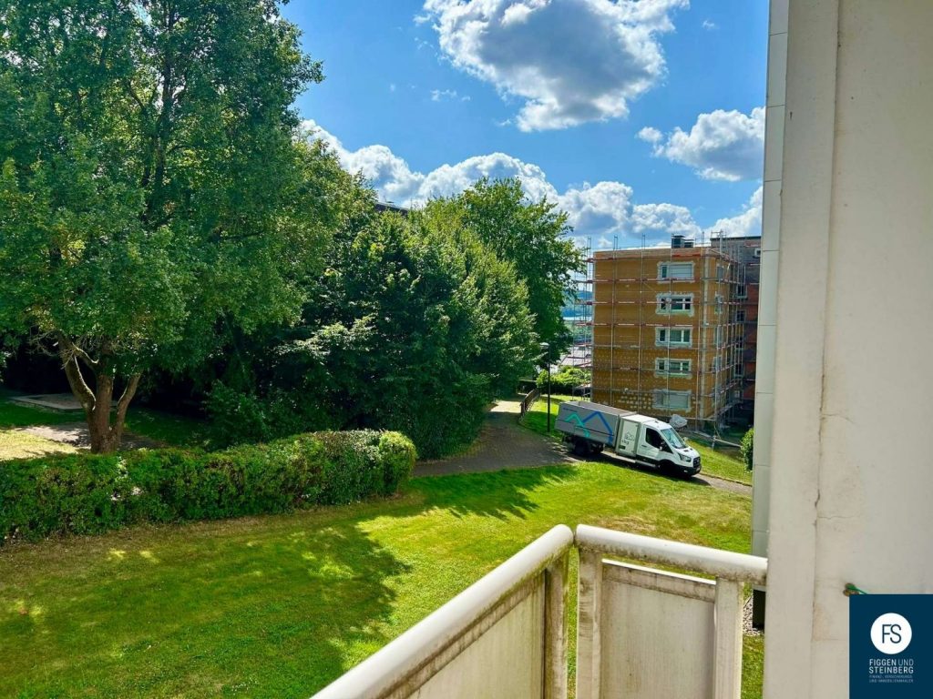 Ausblick vom Balkon