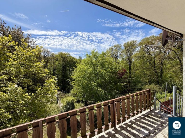 Ausblick Balkon